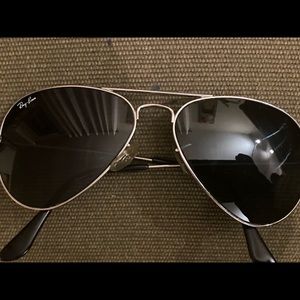 Ray-Ban small silver aviator